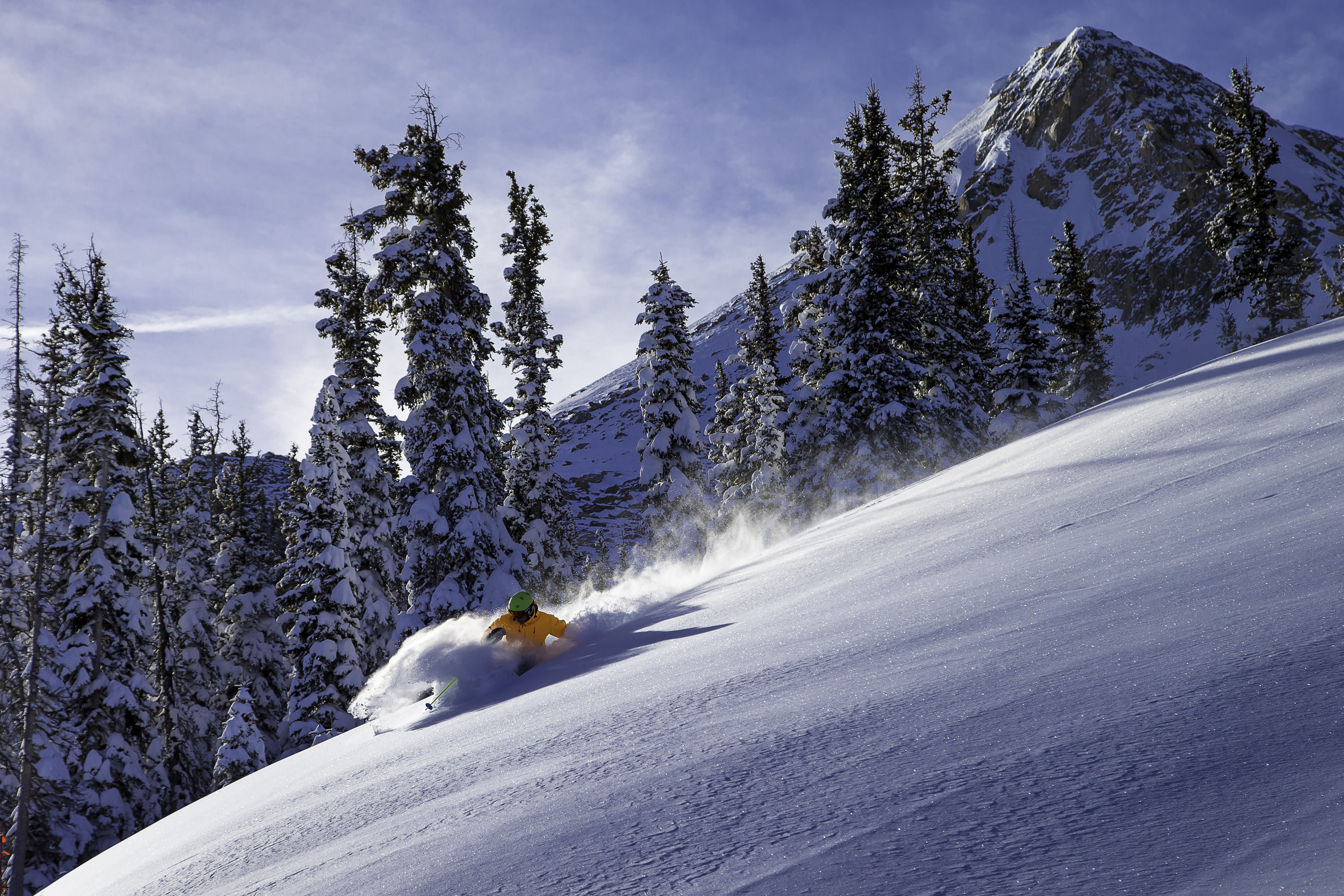 Skiing in Crested Butte, CO.